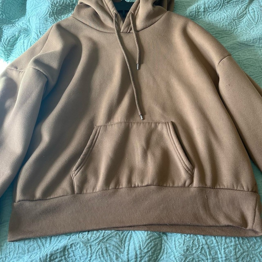 Simple brown hoodie